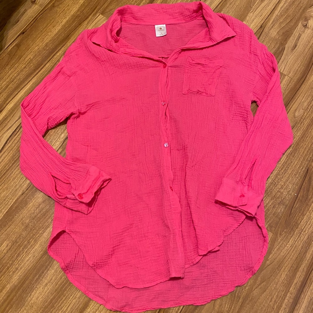 Shade & Shore Bold Pink Top